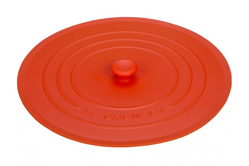 Le Creuset Silikondeckel Rund Ofenrot 20,5cm Le Creuset Silikondeckel Rund Ofenrot 20,5cm