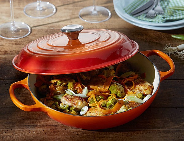 Le Creuset Gourmet-Profitopf Signature Gusseisen Ofenrot 30cm