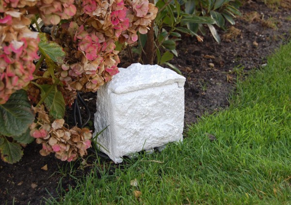 Ubbink StoneDecor 4-fach Außensteckdose Gartensteckdose Fels-Design