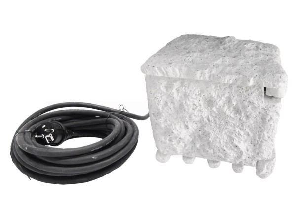 Ubbink StoneDecor 4-fach Außensteckdose Gartensteckdose Fels-Design