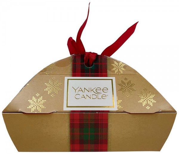 Yankee Candle Geschenkset Alpine Christmas mit 3 Votivkerzen