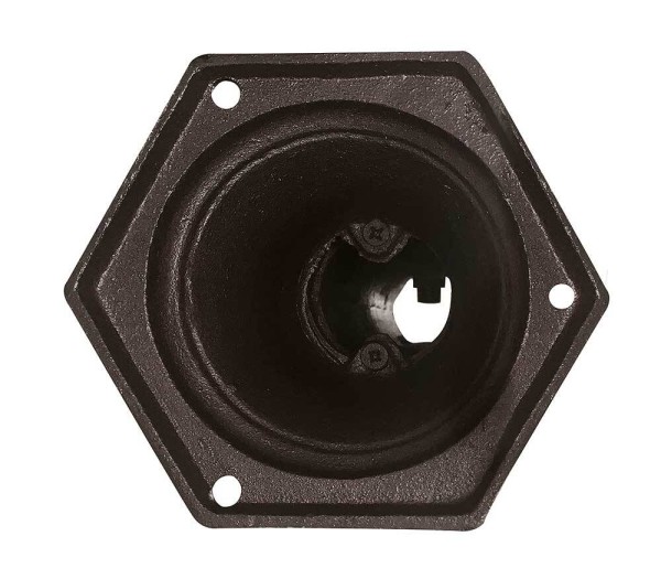 Wasserzapfsäule Wasserzapfstelle für Garten Standbrunnen Antik-Stil Braun 48cm