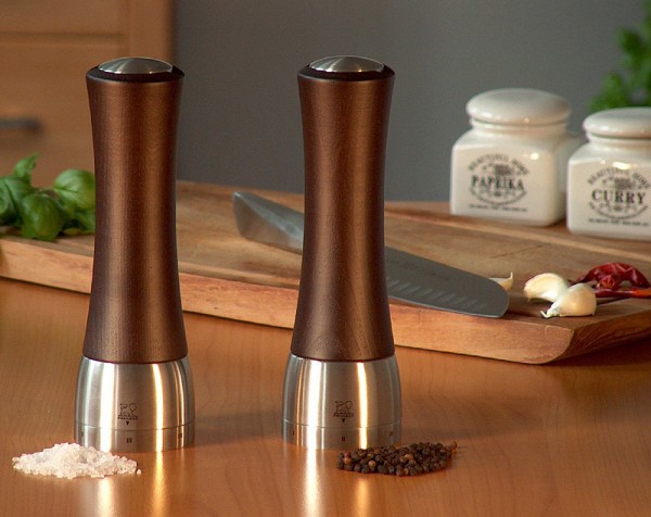Peugeot Madras Pfeffermühle Edelstahl Holz Schoko U-Select 21cm