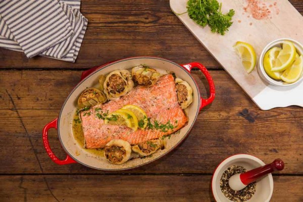 Le Creuset Bräter Signature Oval Gusseisen Kirschrot 29cm