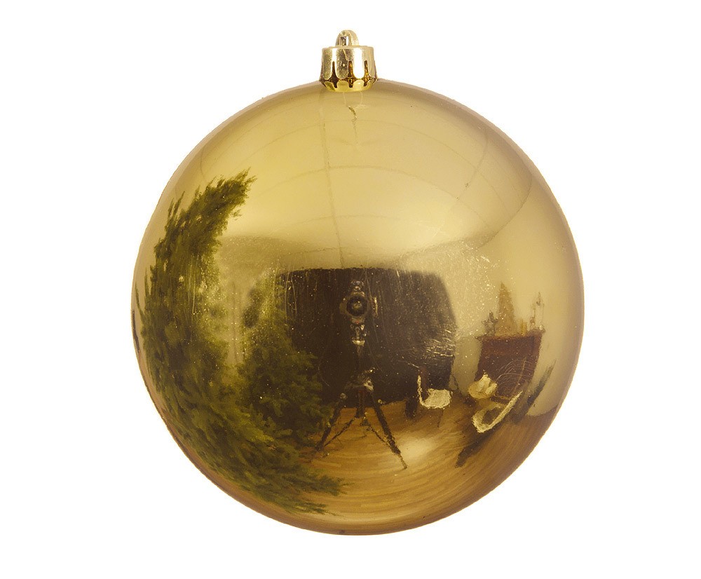 Große Christbaumkugel Gold Glänzend Weihnachtsbaumkugel