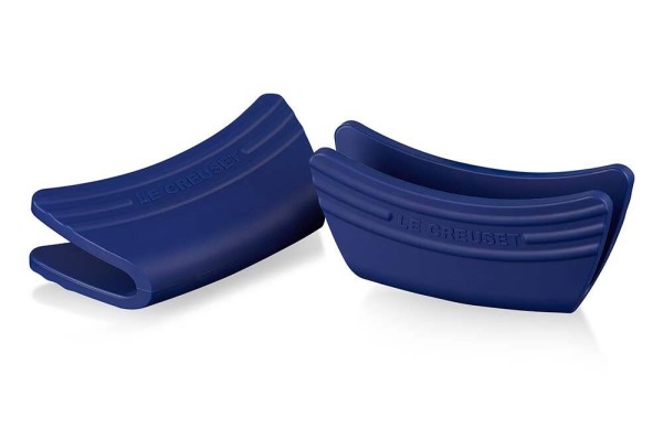 Le Creuset Silikon Griffschutz 2er-Set Azure Blau