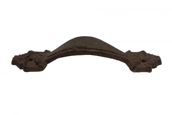 Rustikaler Griff Schubladengriff Möbelgriff Gusseisen Antik-Braun 17,5cm