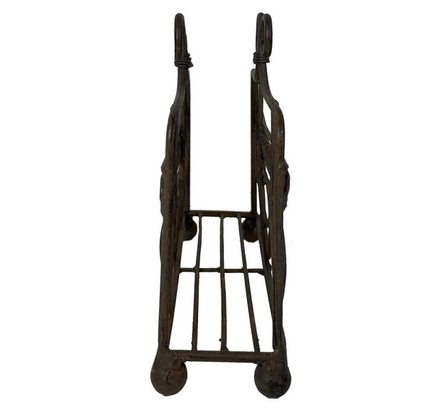 Serviettenhalter Eisen Braun Landhaus Serviettenständer Vintage-Stil 14x17cm