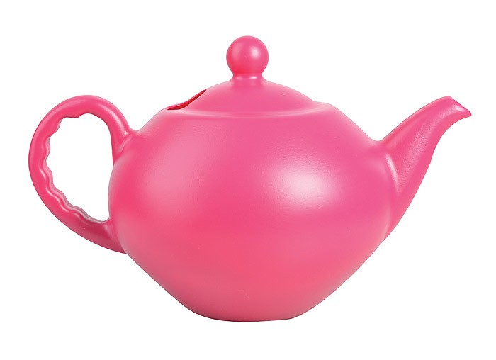 Gießkanne Teekanne XL Kunststoff Pink 7,5 Liter Giesskanne