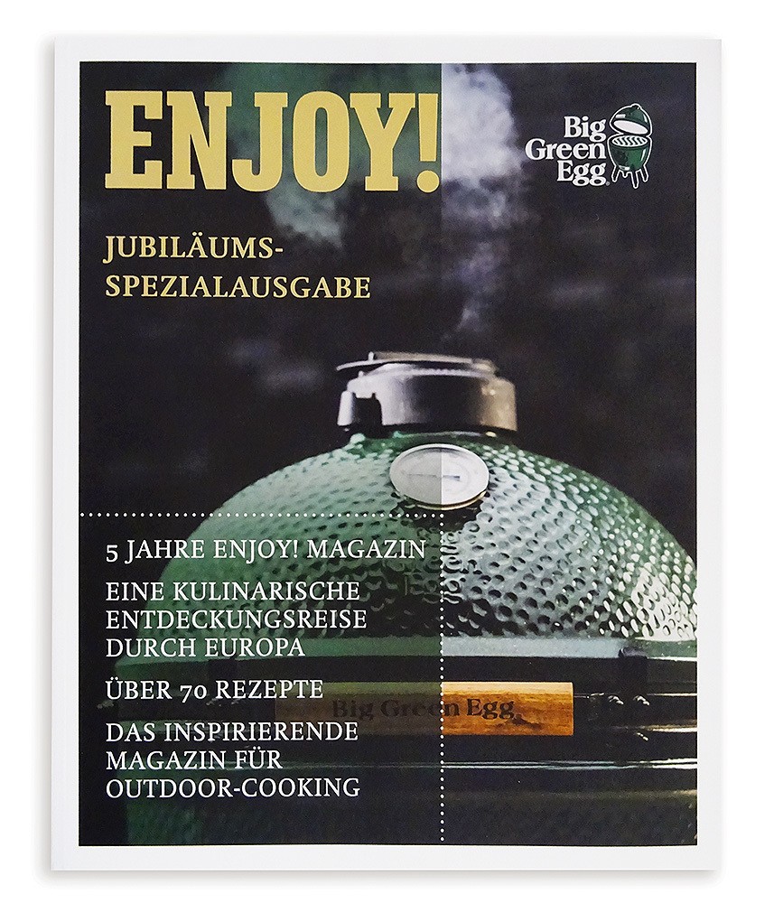 Big Green Egg ENJOY! Jubiläumsausgabe Magazin Buch für EGGer