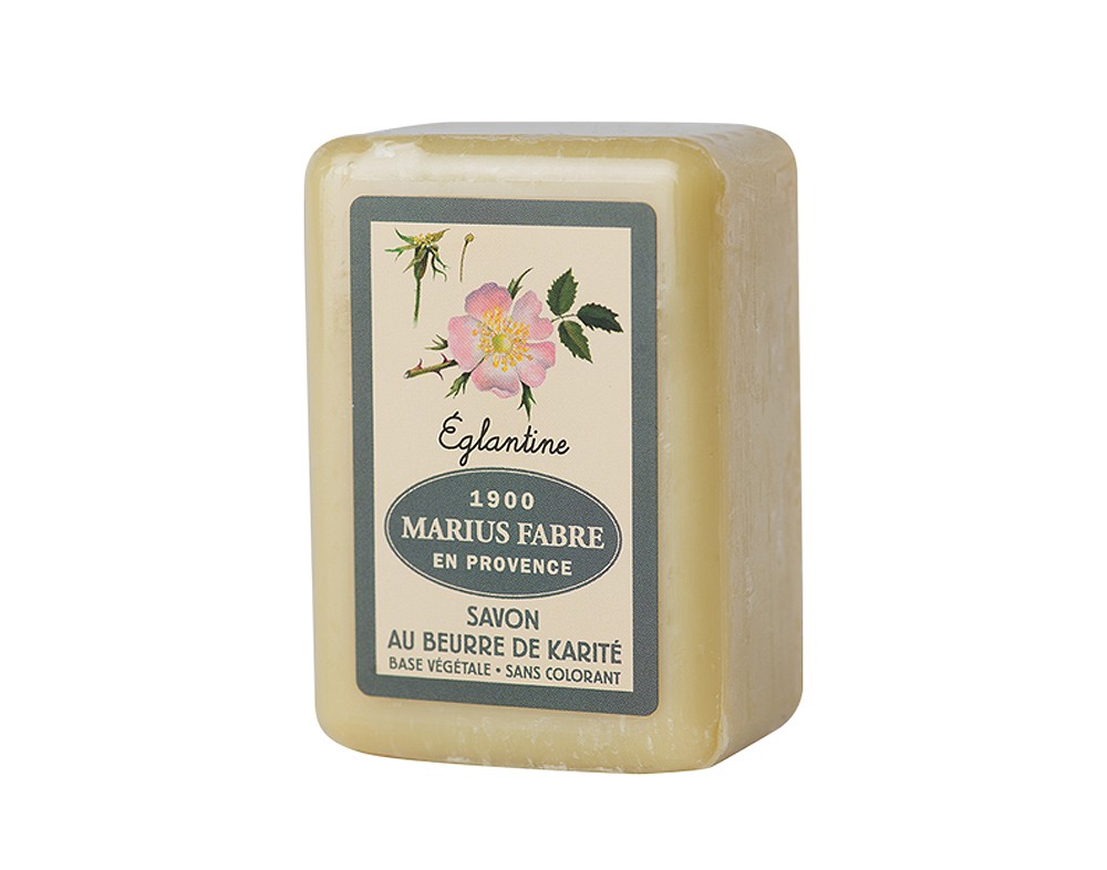Marius Fabre Seife Heckenrose (parfumé à l'Eglantine) Shea-Butter - 150g