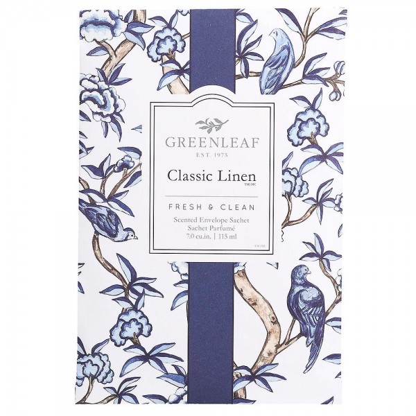 Greenleaf Duft Sachet - Classic Linen - Duftsäckchen Large