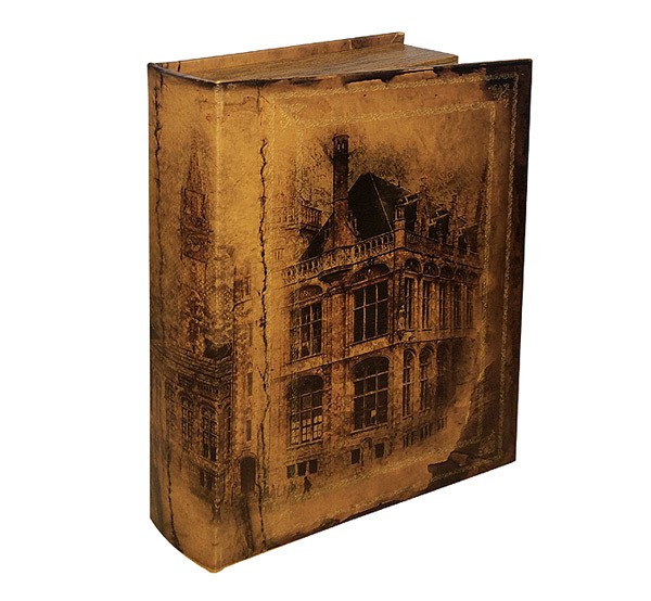 Hohles Buch mit Geheimfach Altstadt Antik-Stil Buchversteck 25cm