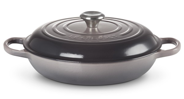 Le Creuset Gourmet-Profitopf Signature Gusseisen Flint Grau 30cm