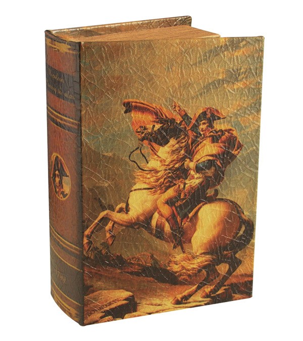 Hohles Buch Geheimfach Buchsafe Napoleon Antik-Stil 27cm