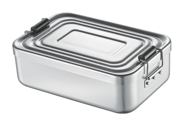Küchenprofi Lunch Box groß Aluminium Silber