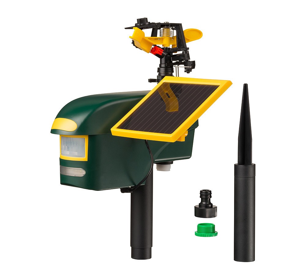 Ubbink Reiherschreck Solar Bewegungs-Sensor Wasserstrahl Tierschreck