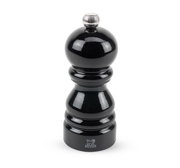 Peugeot Paris Salzmühle Holz Schwarz Lackiert 12cm