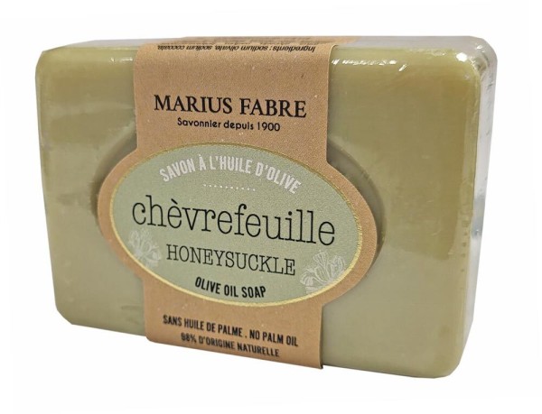 Marius Fabre Bio-Olivenöl Seife Geißblatt (Chèvrefeuille) ohne Palmöl 100g