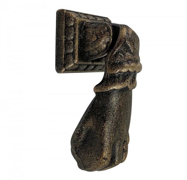 Türklopfer Hand Faust Nostalgie Klassiker Gusseisen Bronze-Optik Antik-Stil