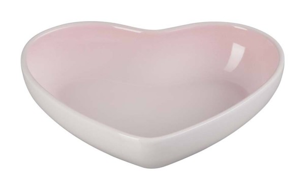 Le Creuset Schüssel Herzform Steinzeug Shell Pink 650ml