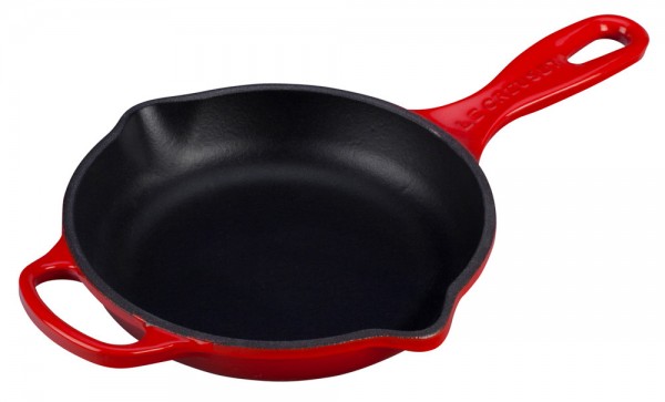 Le Creuset Brat- und Servierpfanne Gusseisen Kirschrot 16cm