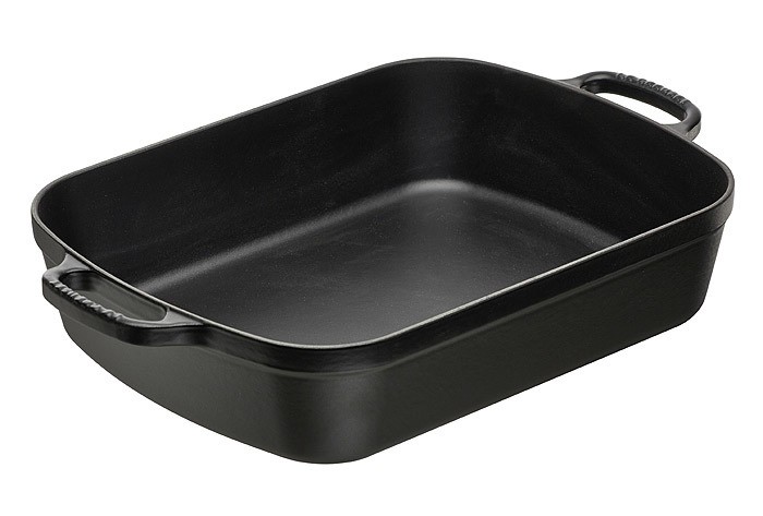 Le Creuset Bratreine Gusseisen Schwarz 37cm