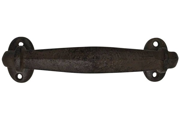 Rustikaler Griff Schubladengriff Möbelgriff Gusseisen Antik-Braun 17cm