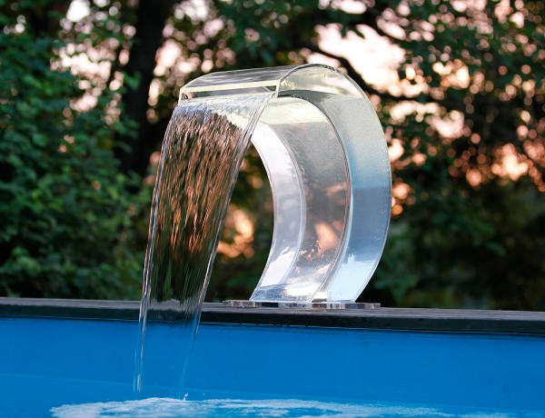 Ubbink MAMBA Acryl LED Wasserfall Element Pool 54cm