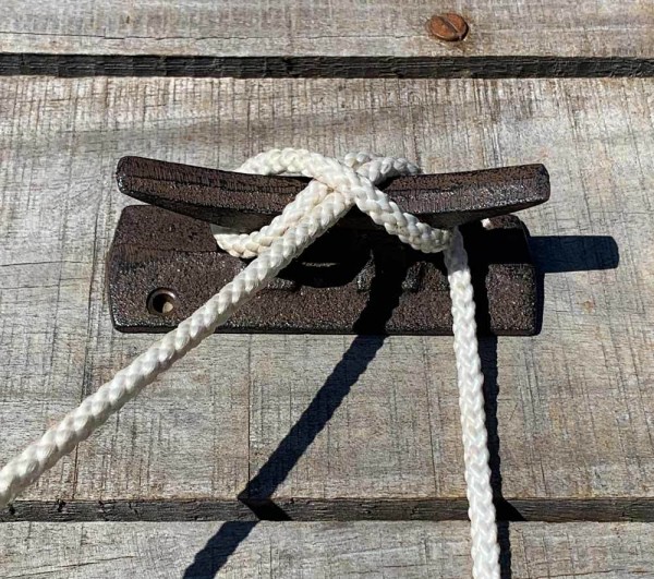 Belegklampe Festmacher Sonnensegel befestigen Gusseisen Vintage Antik-Stil 12 cm