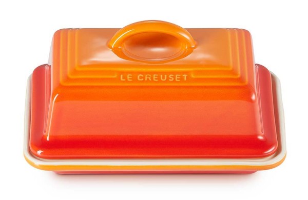Le Creuset Butterdose Steinzeug Ofenrot 12,5cm