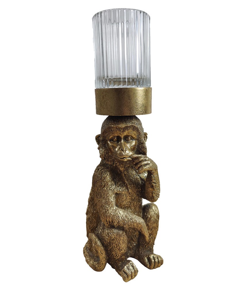 Teelichthalter Affe Kerzenhalter Teelicht Tisch Teelichthalter Affe Kerzenhalter Teelicht Tisch