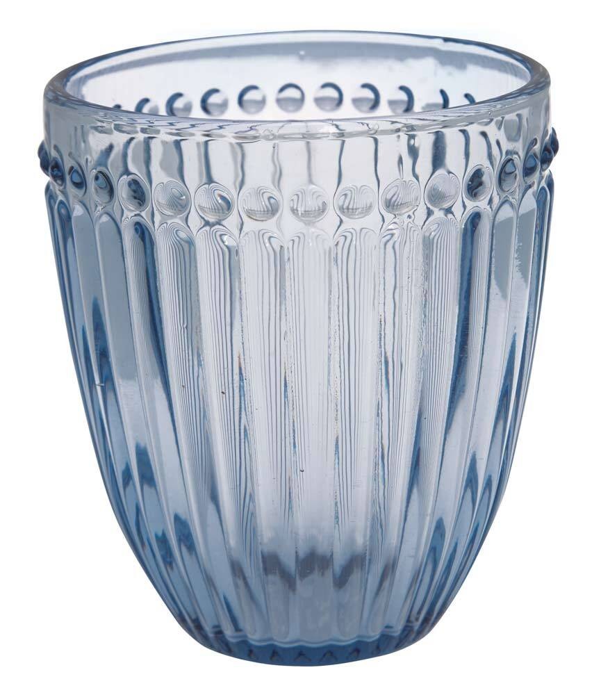 Greengate Wasserglas Alice Blue Glas