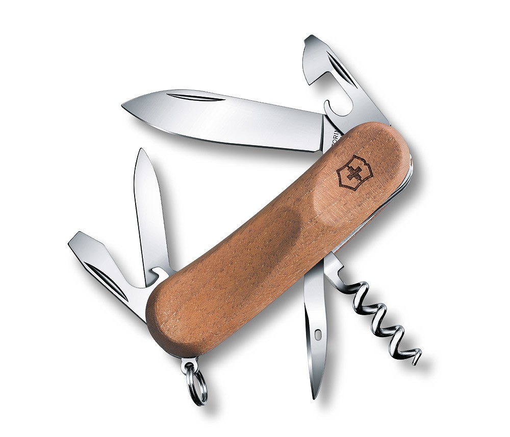 Victorinox Evolution Wood 10 Nussbaum Schweizer Taschenmesser - 11 Funktionen