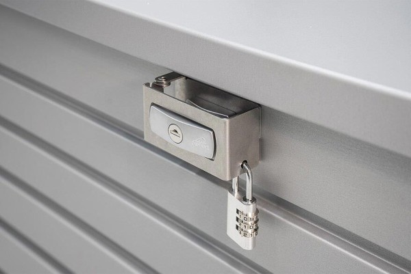 Biohort Paket-Box Ablagebox Quarzgrau-Metallic