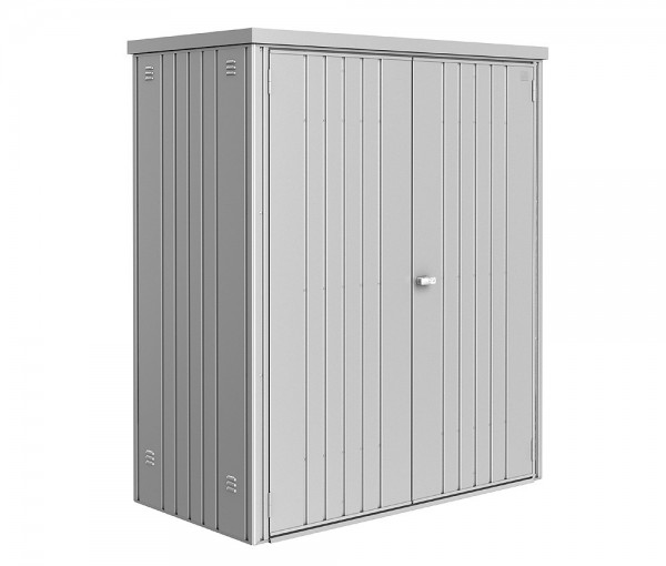 Biohort Geräteschrank 150 Aufbewahrungsschrank 155x83x182,5cm Silber-Metallic