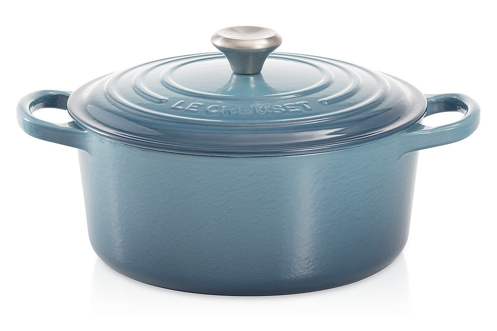 Le Creuset Bräter Signature Rund Gusseisen Marine 28cm Le Creuset Bräter Signature Rund Gusseisen Marine 28cm