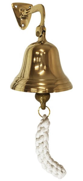 Schiffsglocke Nostalgie Messing Glocke Maritim Türglocke 9 cm