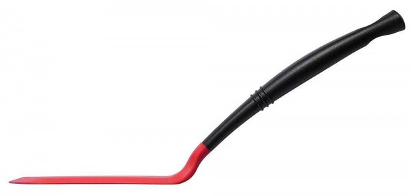 Le Creuset Pfannenwender Schmal mit Silikon-Einsatz Schwarz/Rot