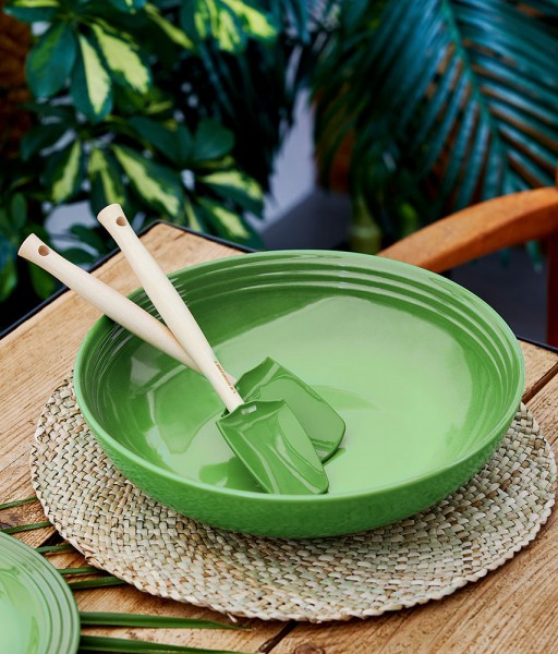 Le Creuset Großer Kochlöffel Craft Bamboo Green