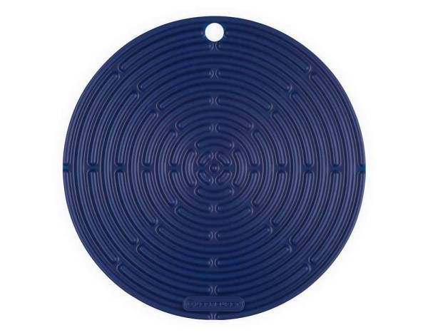 Le Creuset Topflappen Rund Silikon Azure Blau