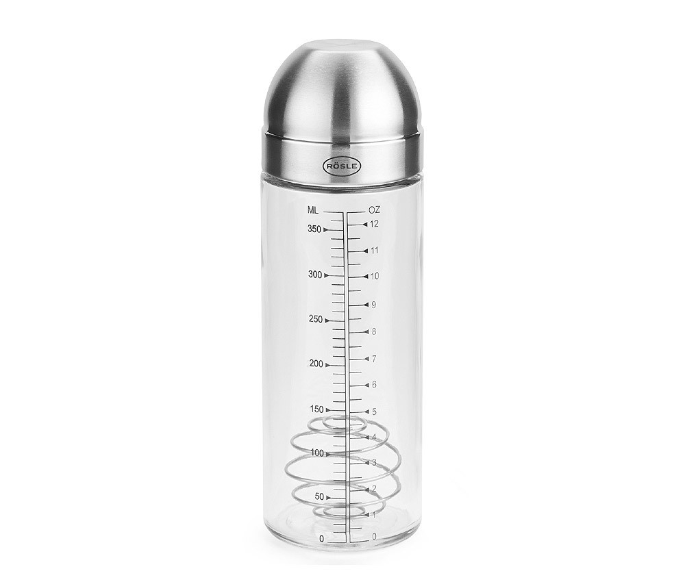 Rösle Dressing Shaker Glas Edelstahl 0,4L