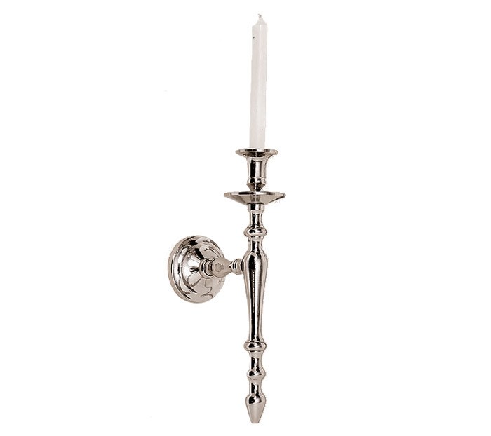 Wandkerzenhalter Grand Hotel Elegance Silber Antik-Stil 32cm Wandkerzenhalter Grand Hotel Elegance Silber Antik-Stil 32cm
