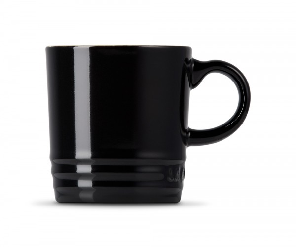 Le Creuset Espressotasse Steinzeug Schwarz glänzend 100ml