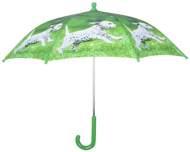 Kinder Regenschirm Welpe Dalmatiner Tiermotiv Hundebaby Kinderschirm