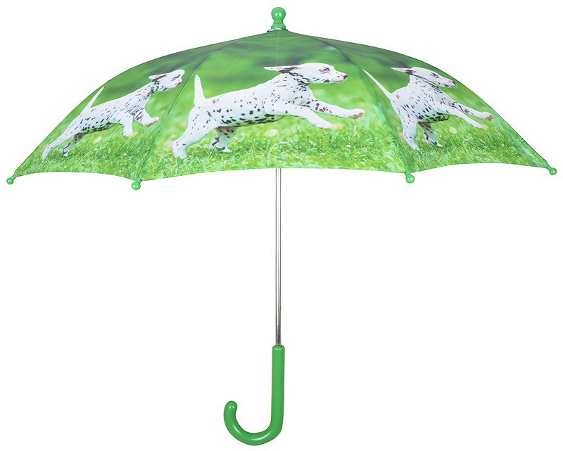 Image of Kinder Regenschirm Welpe Dalmatiner Tiermotiv Hundebaby Kinderschirm