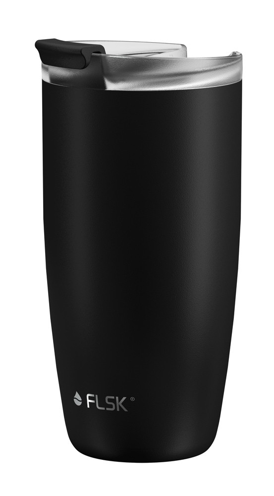 FLSK CUP Kaffeebecher Black Schwarz Coffee to go-Becher