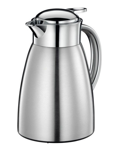 Cilio Isolierkanne TRIEST Silber Doppelwandsystem 1 L