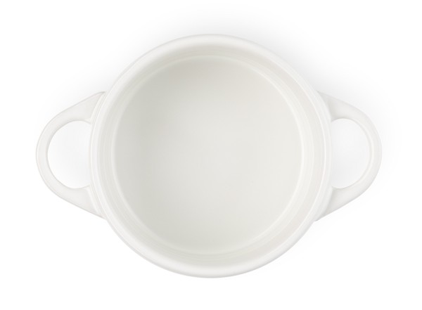 Le Creuset Mini Cocotte Steinzeug Meringue 10X5cm