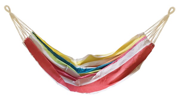 Hängematte XXL für 2 Personen Outdoor Bunte Streifen 200cm x 150cm Bis 240kg